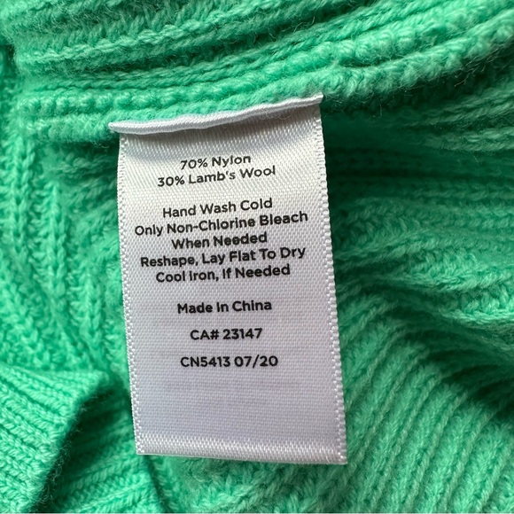 NWT Talbots three quarter sleeve mock neck sweater Petite Small - Picture 4 of 5